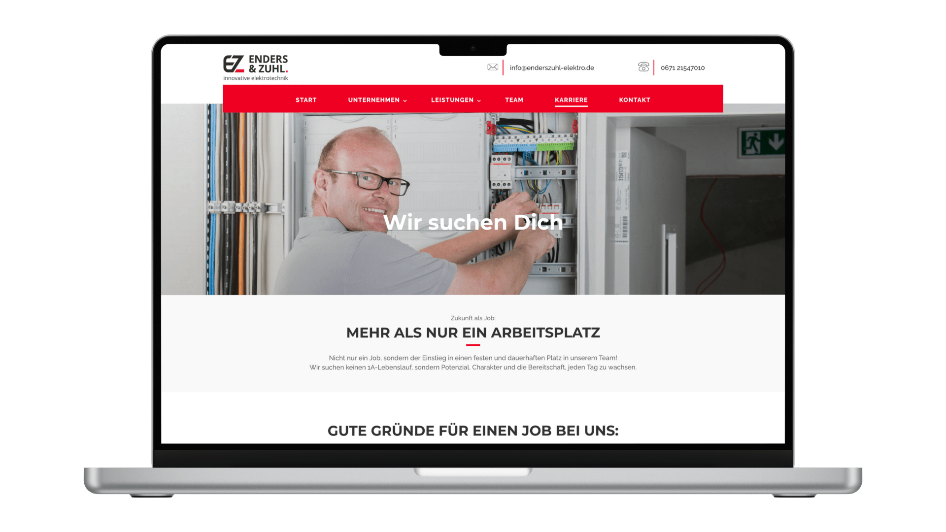 EZ Mockup Website Karriere_neu